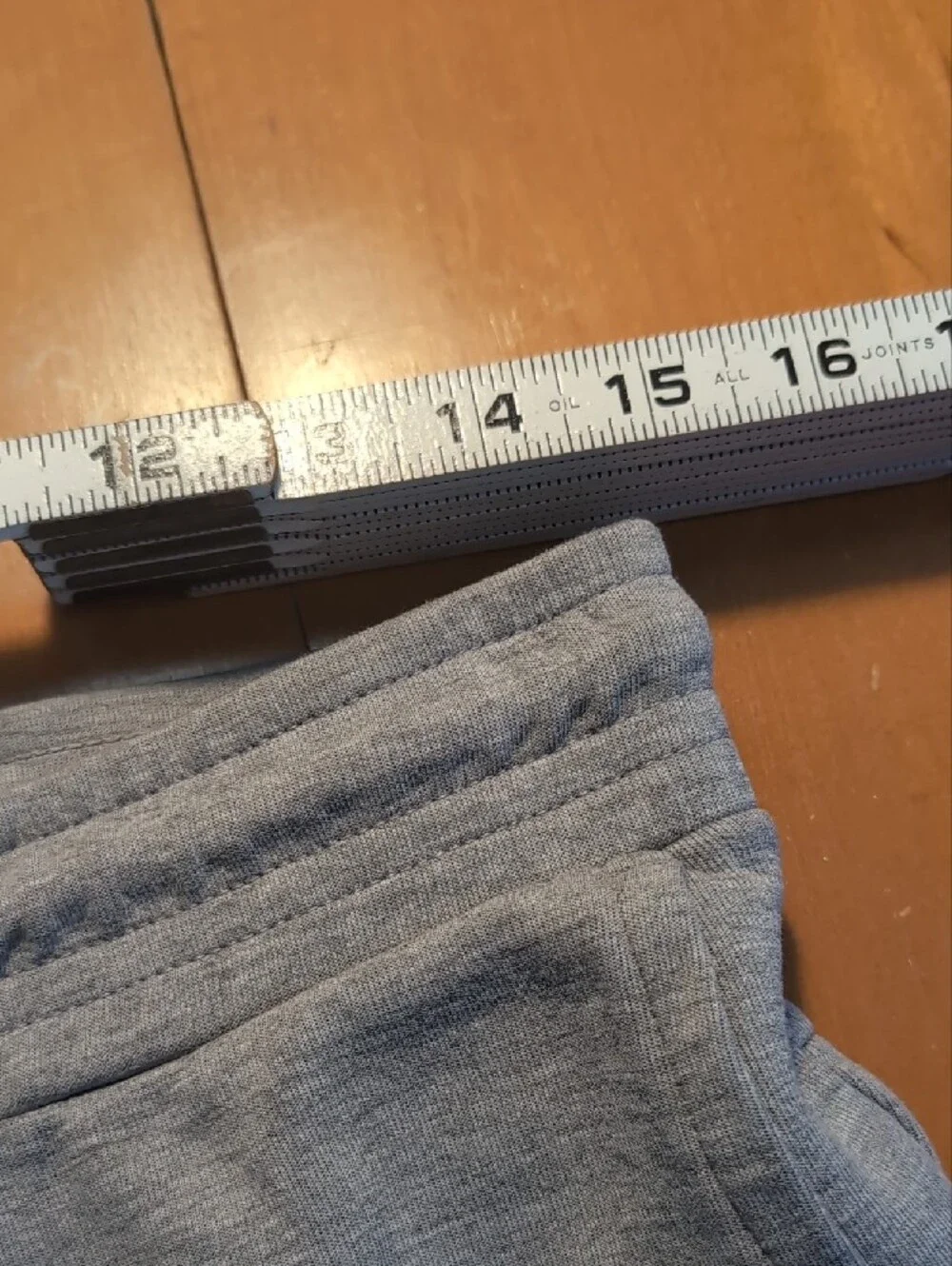 Nike Gray Joggers with Black Side Stripe And Large Stash Pocket
